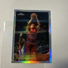 1996 Topps Chrome Allan Houston #28 card