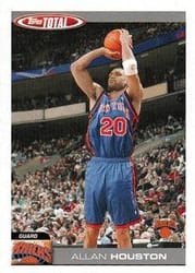 2004-05 Topps Total Base Set Allan Houston #277 card
