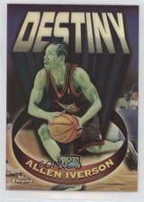 1997 Topps Chrome Destiny Allen Iverson Refractor #D14 card
