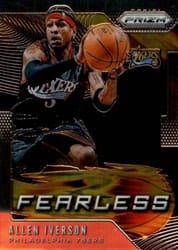 2019-20 Panini Prizm Fearless Allen Iverson #2 card