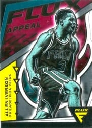 2020-21 Panini Flux Flux Appeal Allen Iverson #19 card