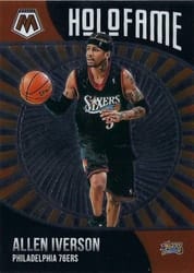 2020-21 Panini Mosaic HoloFame Allen Iverson #1 card