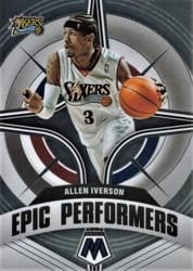 2021-22 Panini Mosaic Epic Performers Allen Iverson #14 card