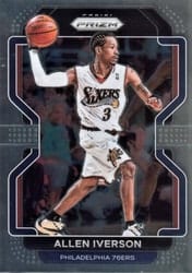 2021-22 Panini Prizm Base Set Allen Iverson #255 card