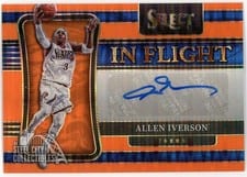 2021-22 Panini Select In Flight Signatures Allen Iverson #IF-AIV