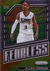 2022-23 Panini Prizm Fearless Allen Iverson #3 card