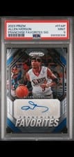 2023-24 Panini Prizm Franchise Favorites Signatures Allen Iverson #FF-AIP card