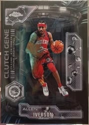2025-26 Topps Chrome Clutch Gene Allen Iverson #CG-29 card