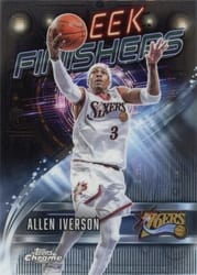 2025-26 Topps Chrome Sleek Finishers Allen Iverson #SF-13 card