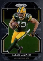 2021 Panini Prizm Base Set Allen Lazard #136 card