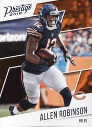 2018 Panini Prestige Base Set Allen Robinson #58 card