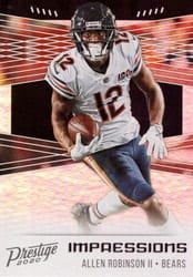 2020 Panini Prestige Impressions Allen Robinson II #IM-AR card