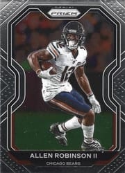 2020 Panini Prizm Base Set Allen Robinson II #186 card