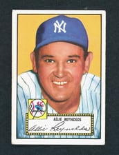 1952 Topps Allie Reynolds #67 card