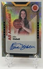 2024 Topps Chrome McDonald's All-American All-American Autographs Refractor Allie Ziebell #SMS-ALL card