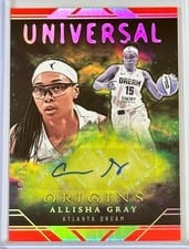 2024 Panini Origins WNBA Universal Autographs Allisha Gray #UA-AG card