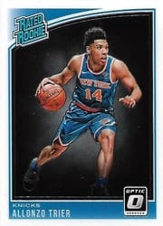 2018-19 Donruss Optic Base Set Allonzo Trier #175 card