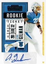 2020 Panini Contenders Base Set Alohi Gilman #265 card