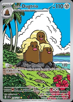 Surging Sparks Alolan Dugtrio #208 card
