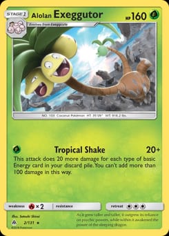 Forbidden Light Alolan Exeggutor #2 card