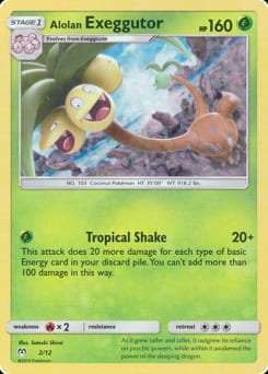 McDonald's Collection 2019 Alolan Exeggutor #2 card