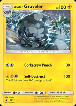 Crimson Invasion Alolan Graveler #33 card