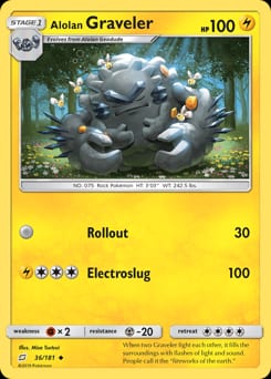 Team Up Alolan Graveler #36 card