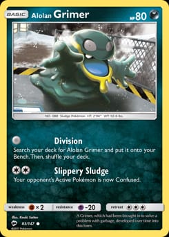Burning Shadows Alolan Grimer #83 card