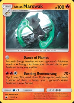 Crimson Invasion Alolan Marowak #12 card