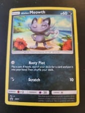 SM Black Star Promos Alolan Meowth #SM51 card