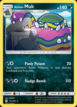 Cosmic Eclipse Alolan Muk #131 card