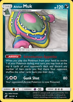 Team Up Alolan Muk #84 card