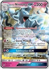 Lost Thunder Alolan Ninetales-GX #132 card