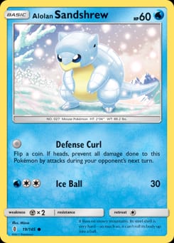 Guardians Rising Alolan Sandshrew #19 card
