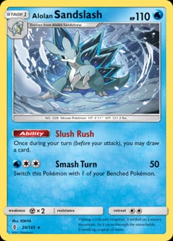 Guardians Rising Alolan Sandslash #20 card
