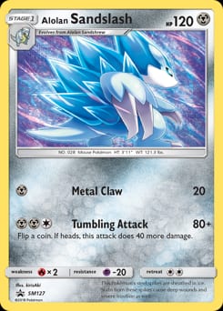 SM Black Star Promos Alolan Sandslash #SM127 card