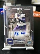 2025 Bowman University Chrome Chrome Prospect Autographs Alonza Barnett III #BCA-AB card