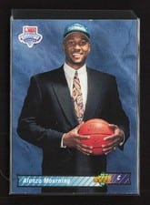 1992-93 Upper Deck Base Set Alonzo Mourning #2 card