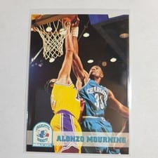 1993-94 Hoops Base Set Alonzo Mourning #23 card