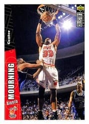 1996-97 Collector's Choice Base Set Alonzo Mourning #276 card