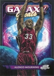 2023-24 Topps Chrome Cosmic Galaxy Greats Alonzo Mourning #GG-23 card