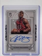 2023-24 Topps Royalty Court Circular Autographs Alonzo Mourning #CCA-AM card