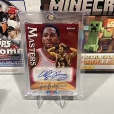 2024-25 Finest Masters Autographs Alonzo Mourning #MA-AM card