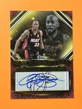 2025-26 Topps Topps Notch Signatures Alonzo Mourning #TNS-AM card