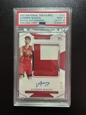 2021-22 Panini National Treasures Alperen Sengun #121 card