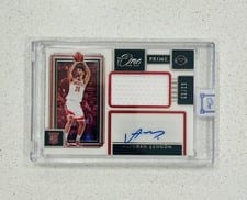 2021-22 Panini One and One Prime Rookie Jersey Autographs Alperen Sengun #PR-ASG card