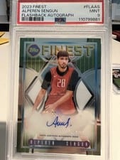 2023-24 Finest Flashback Autographs Alperen Sengun #FLA-AS card