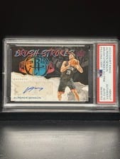 2023-24 Panini Court Kings Brush Strokes Autographs Alperen Sengun #BR-ALP card