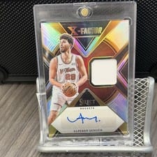 2023-24 Panini Select X-Factor Memorabilia Signatures Alperen Sengun #XFS-SEN card