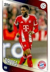 2025-26 Topps UEFA Club Competitions Base Set Alphonso Davies #90 card